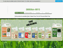 Tablet Screenshot of gardengirlsrepellents.com